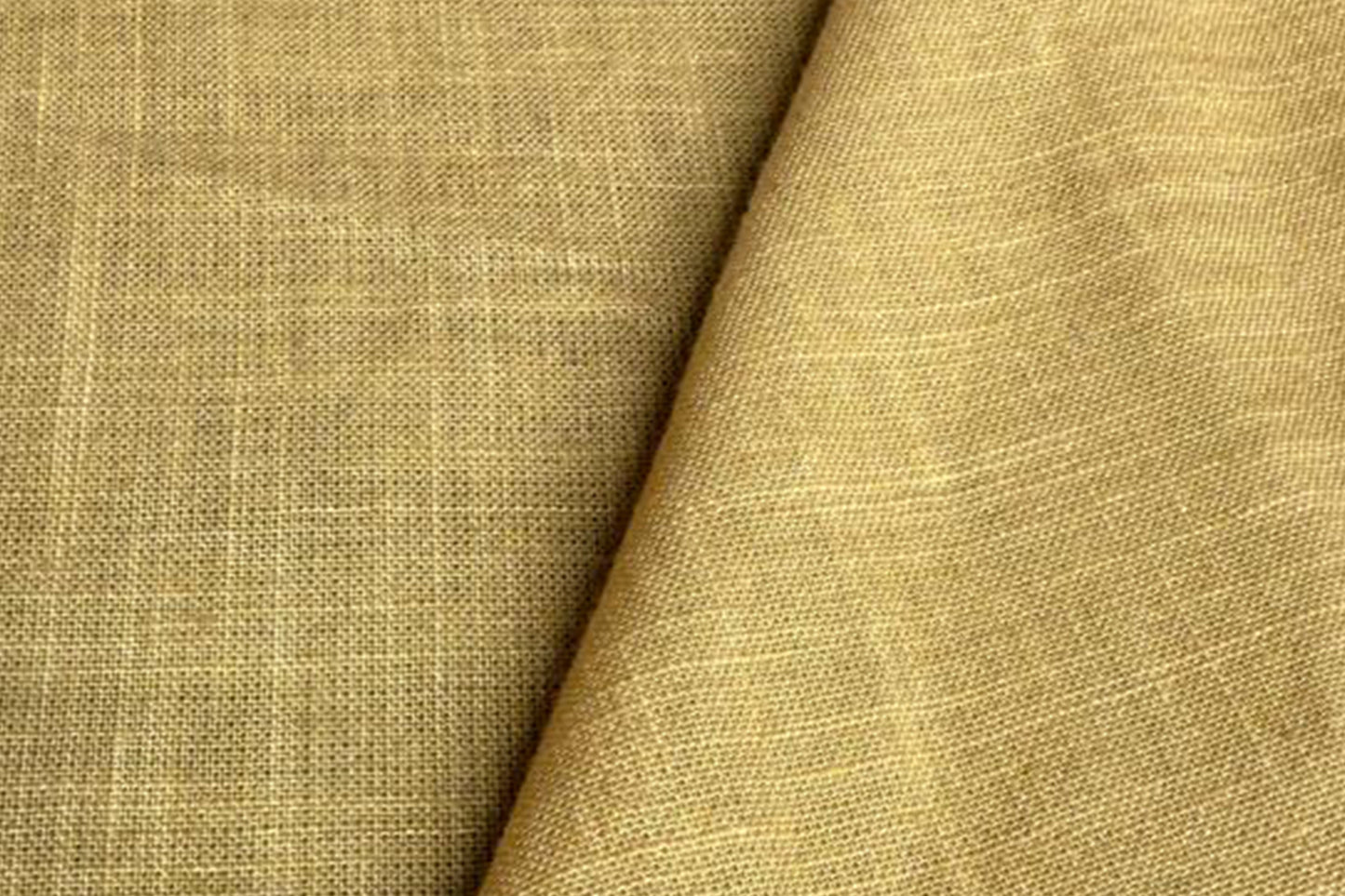 Yellow Slub Cotton Material for Dressmaking, Craft & Decor Fabric HF6424