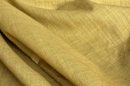 Yellow Slub Cotton Material for Dressmaking, Craft & Decor Fabric HF6424