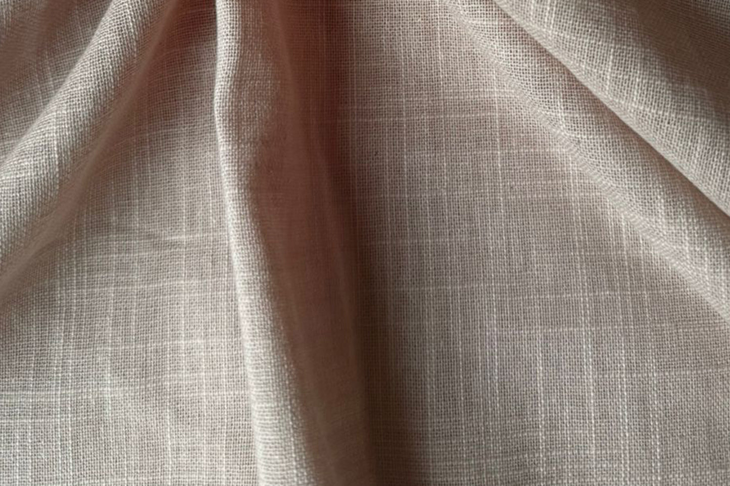 Natural Slub Cotton Material for Dressmaking, Craft & Decor Fabric HF6425