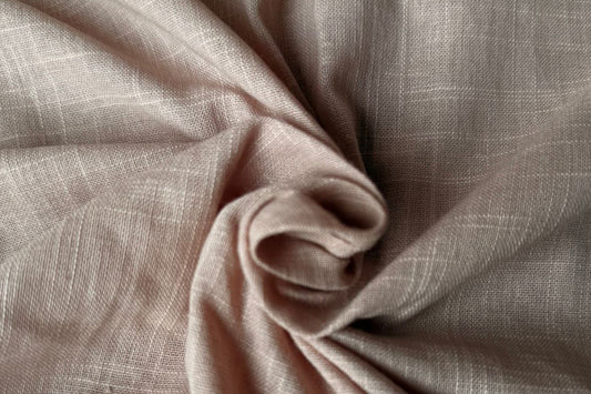 Natural Slub Cotton Material for Dressmaking, Craft & Decor Fabric HF6425