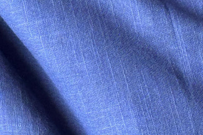 Navy Blue Slub Cotton Material for Dressmaking, Craft & Decor Fabric HF6426