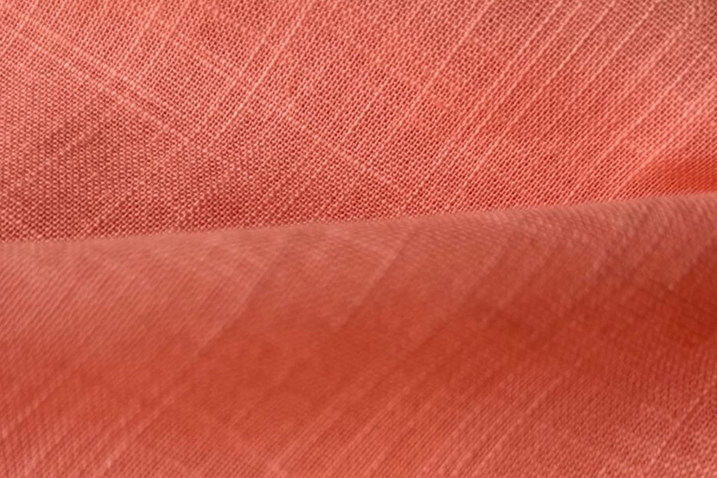 Peach Slub Cotton Material for Dressmaking, Craft & Decor Fabric HF6427