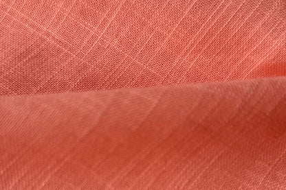 Peach Slub Cotton Material for Dressmaking, Craft & Decor Fabric HF6427