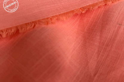 Peach Slub Cotton Material for Dressmaking, Craft & Decor Fabric HF6427
