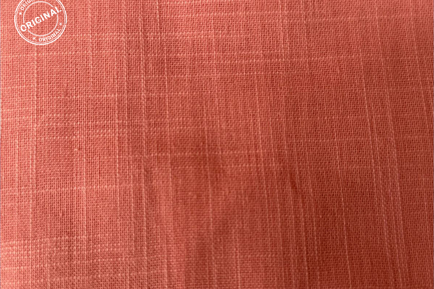 Peach Slub Cotton Material for Dressmaking, Craft & Decor Fabric HF6427