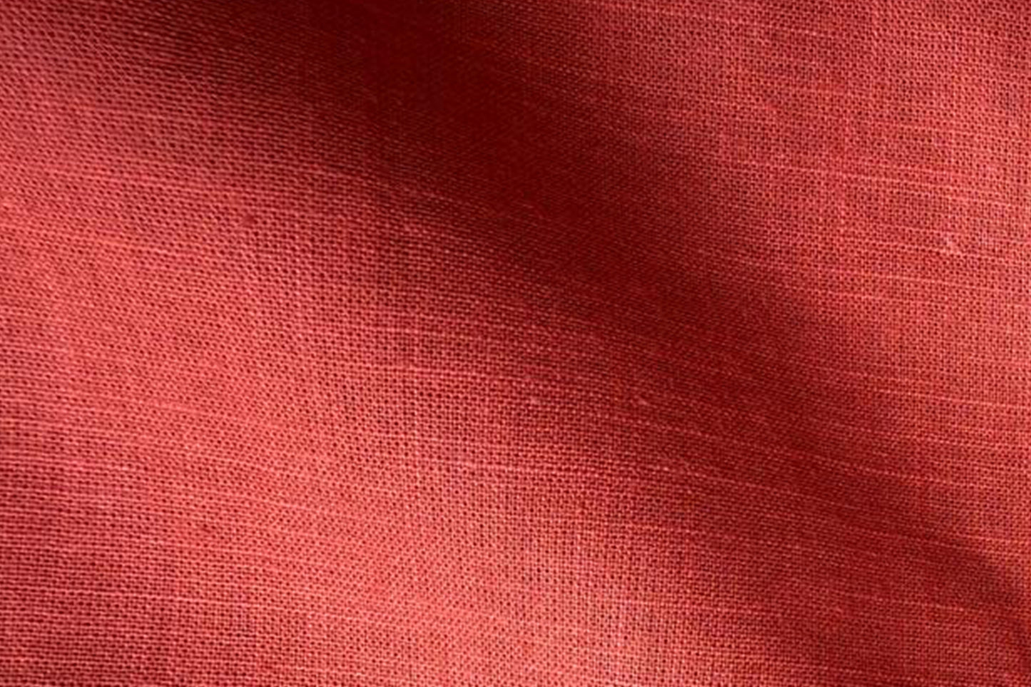 Red Slub Cotton Material for Dressmaking, Craft & Decor Fabric HF6429