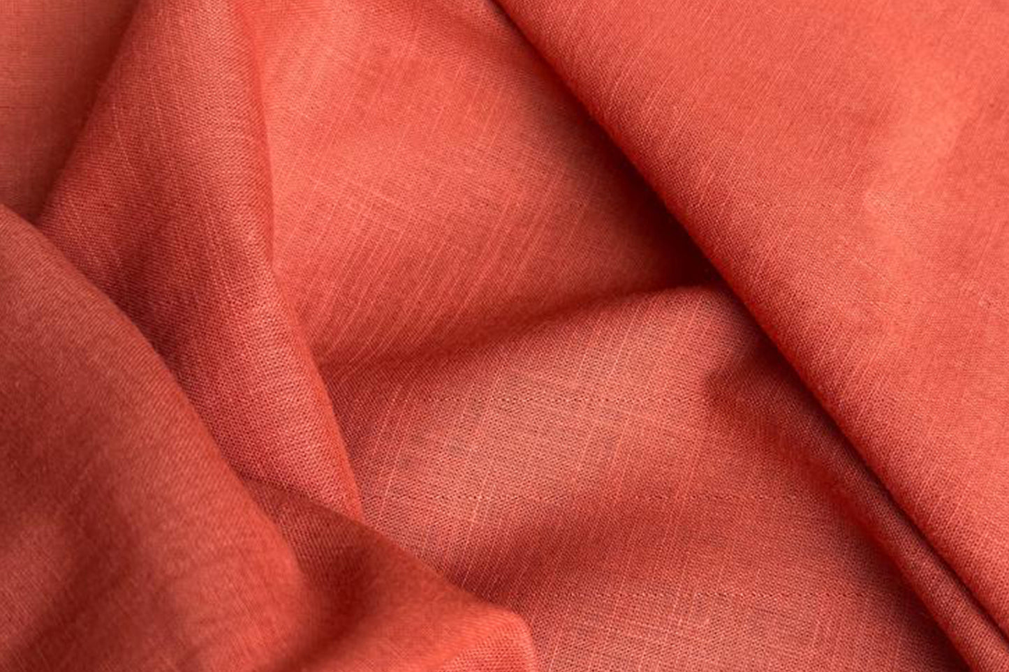 Red Slub Cotton Material for Dressmaking, Craft & Decor Fabric HF6429