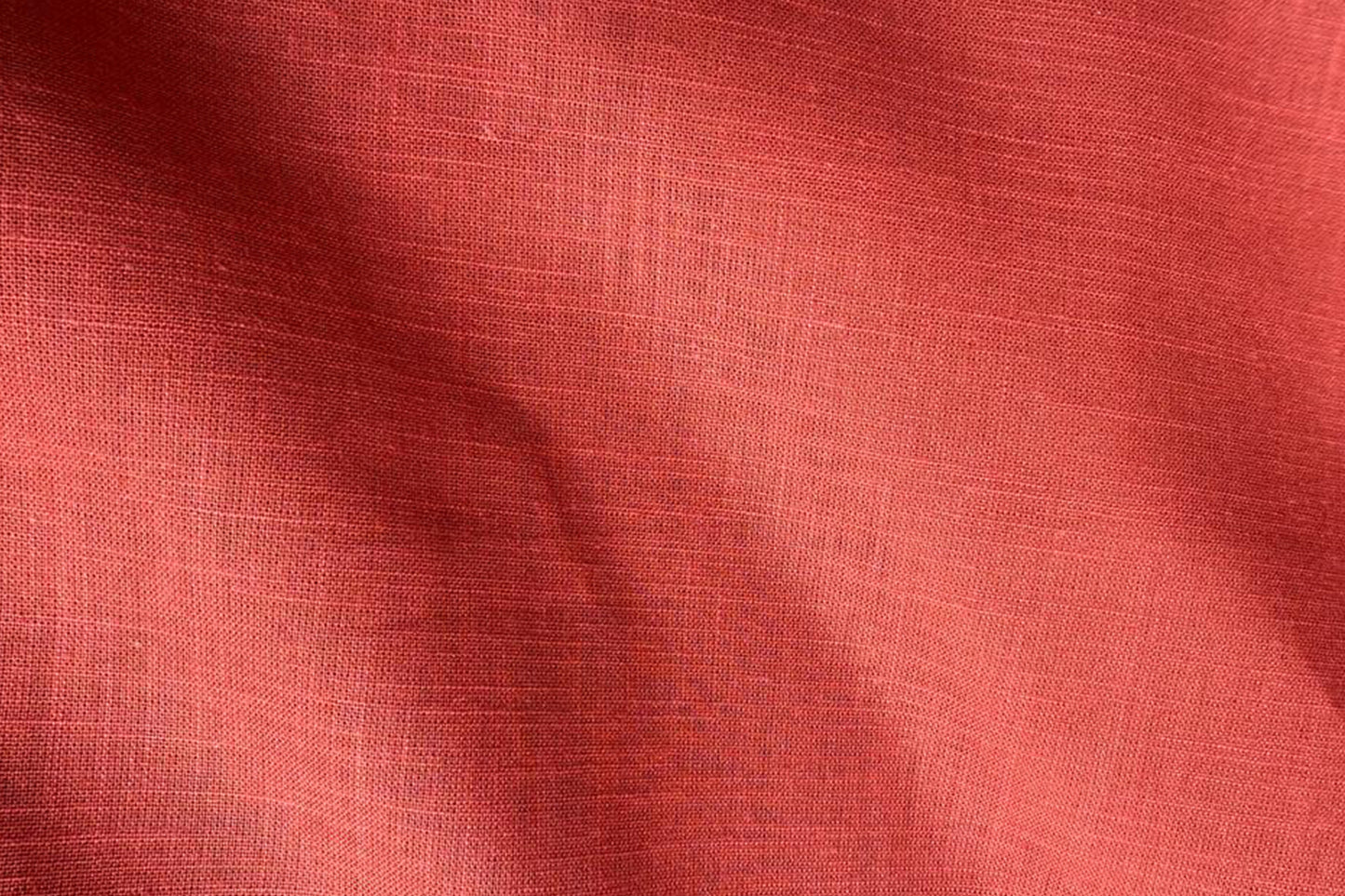 Red Slub Cotton Material for Dressmaking, Craft & Decor Fabric HF6429