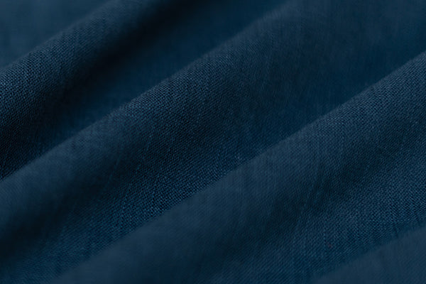 Blue Slub Cotton Material for Dressmaking, Craft & Decor Fabric HF6439