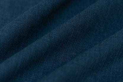 Blue Slub Cotton Material for Dressmaking, Craft & Decor Fabric HF6439
