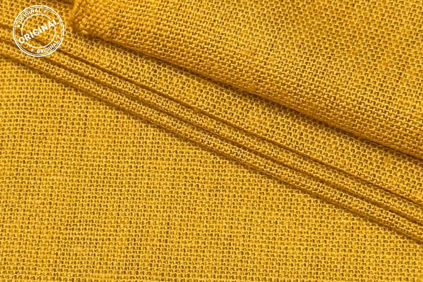 YELLOW COTTON FLEX FABRIC -HF6448