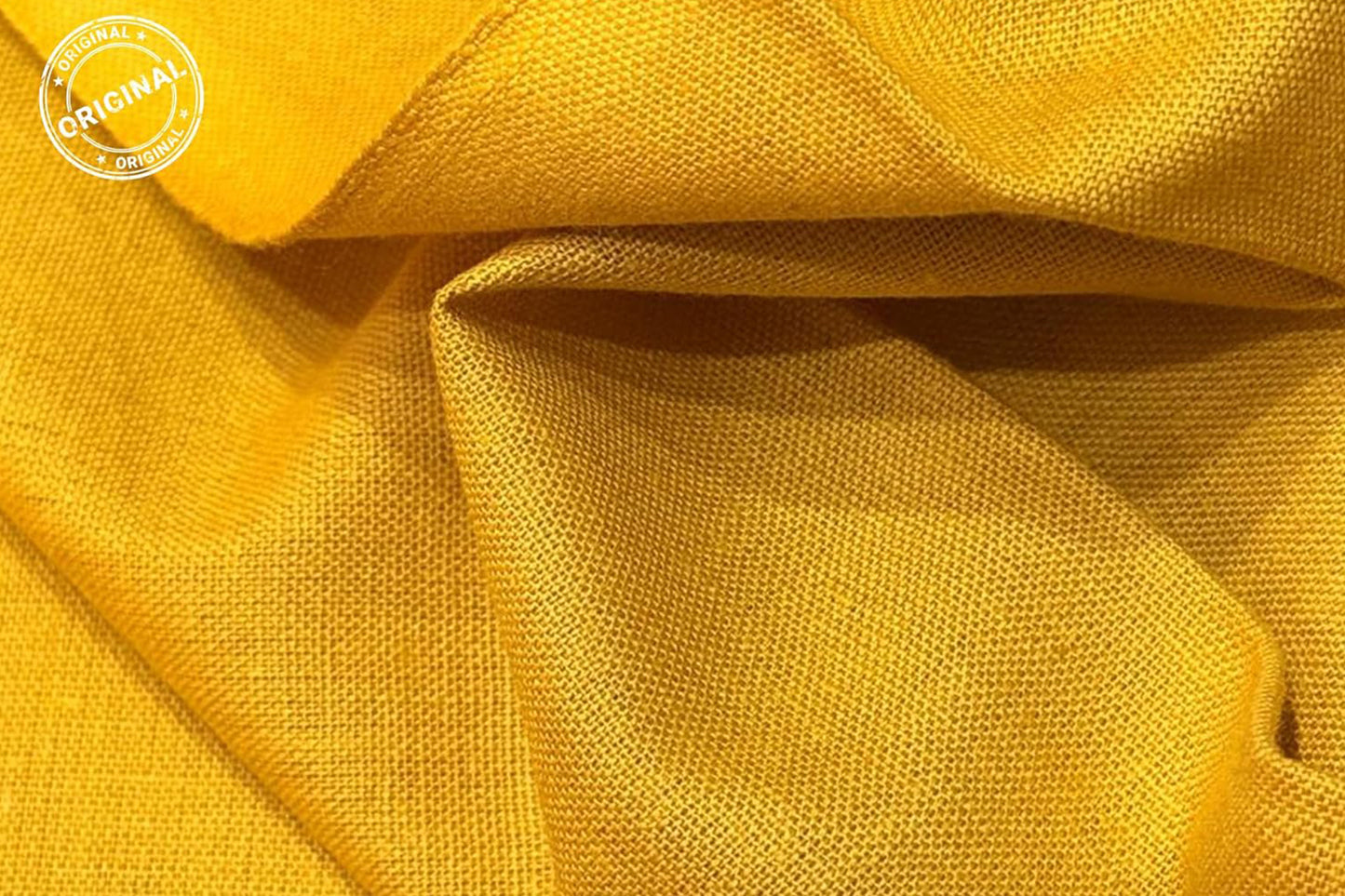 YELLOW COTTON FLEX FABRIC -HF6448