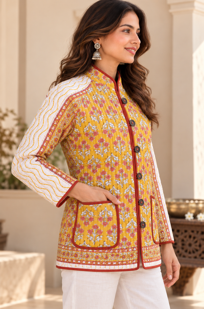 Gulnaar Reversible Quilted Jacket