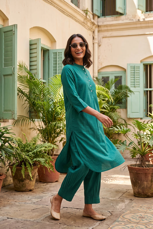 Go Green Cotton Coord Set-NVCD52