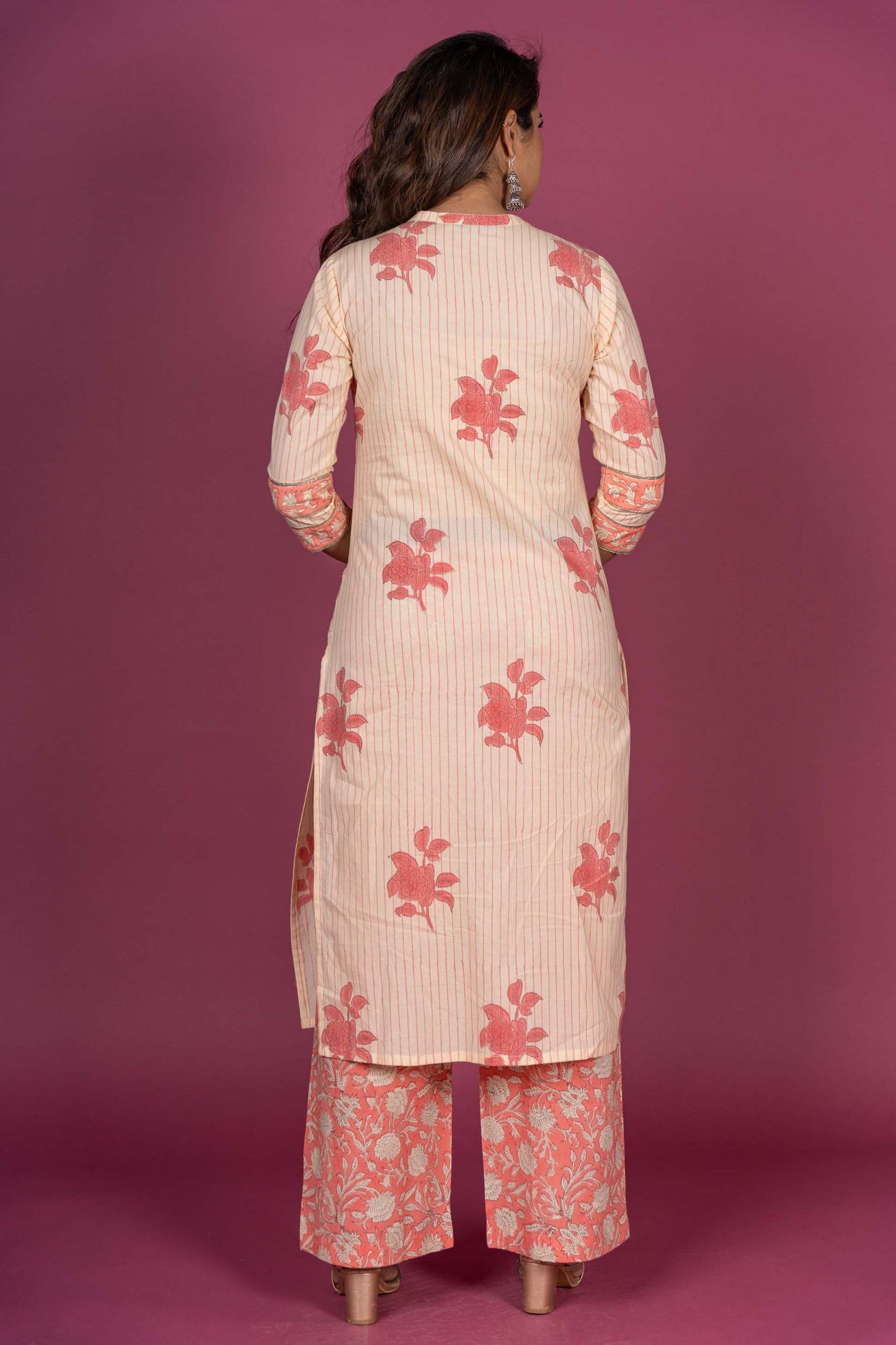 Butter Scotch Pink Kurta -KS361