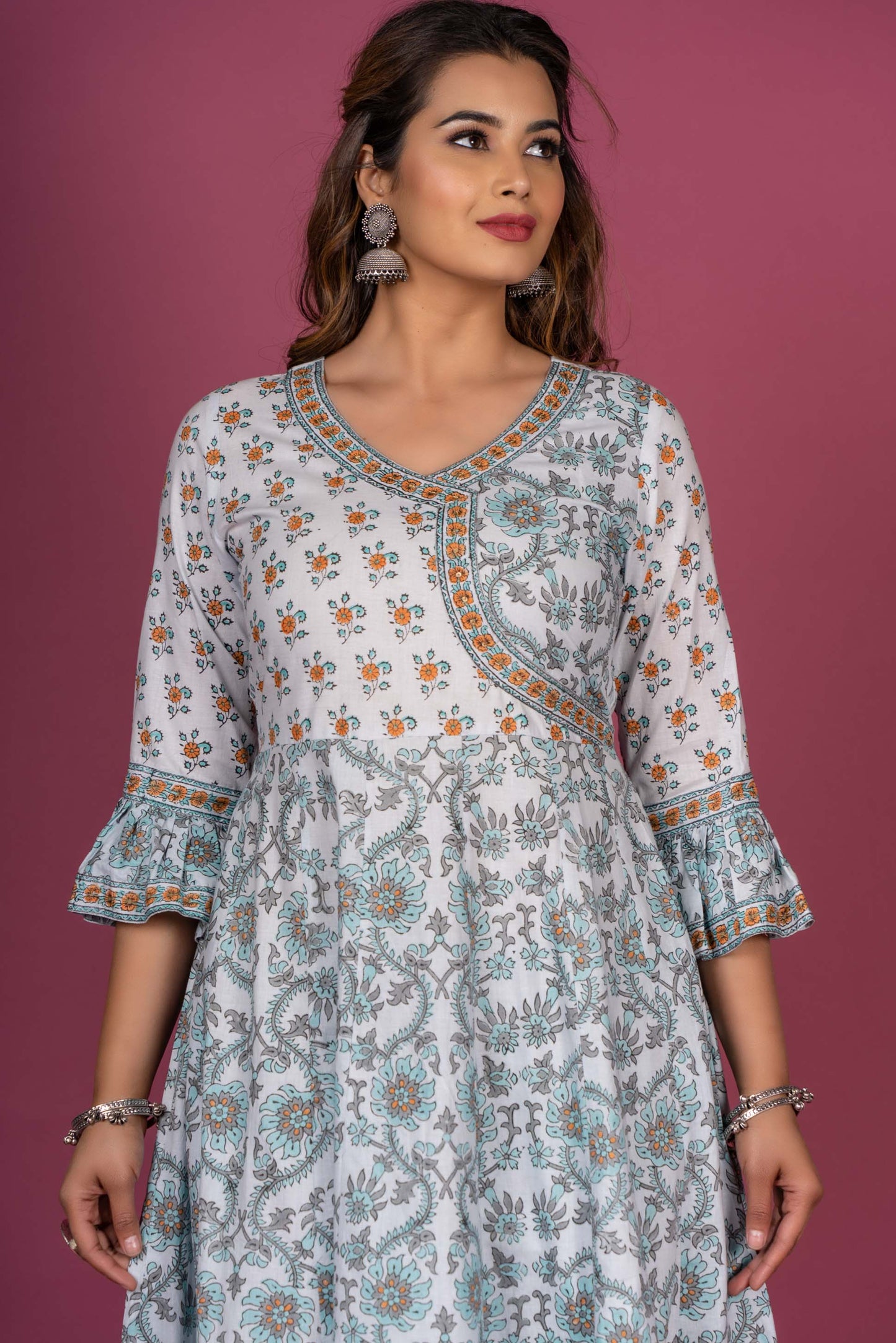 Aqua Sea Anarkali Kurta -KS387