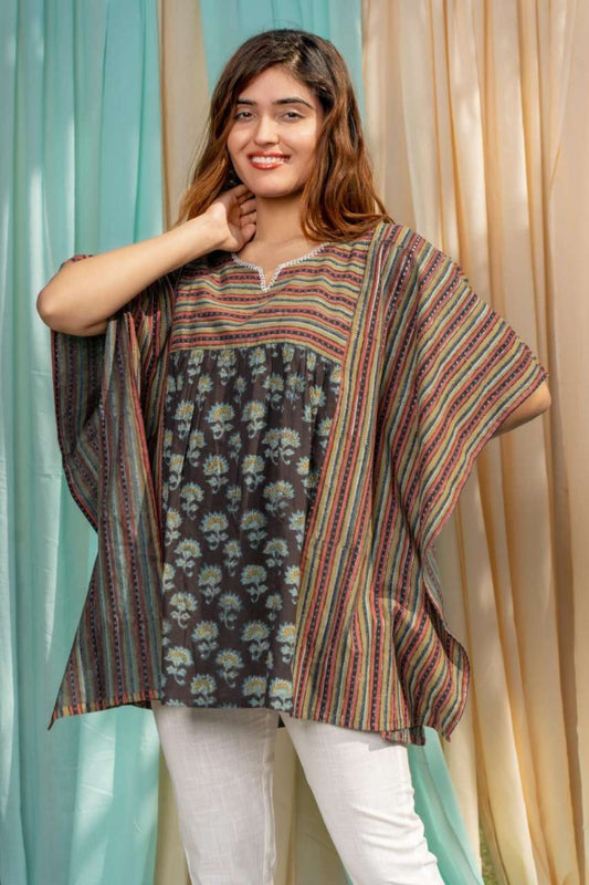 BAGRU SHORT KAFTAN TOP-NVK443