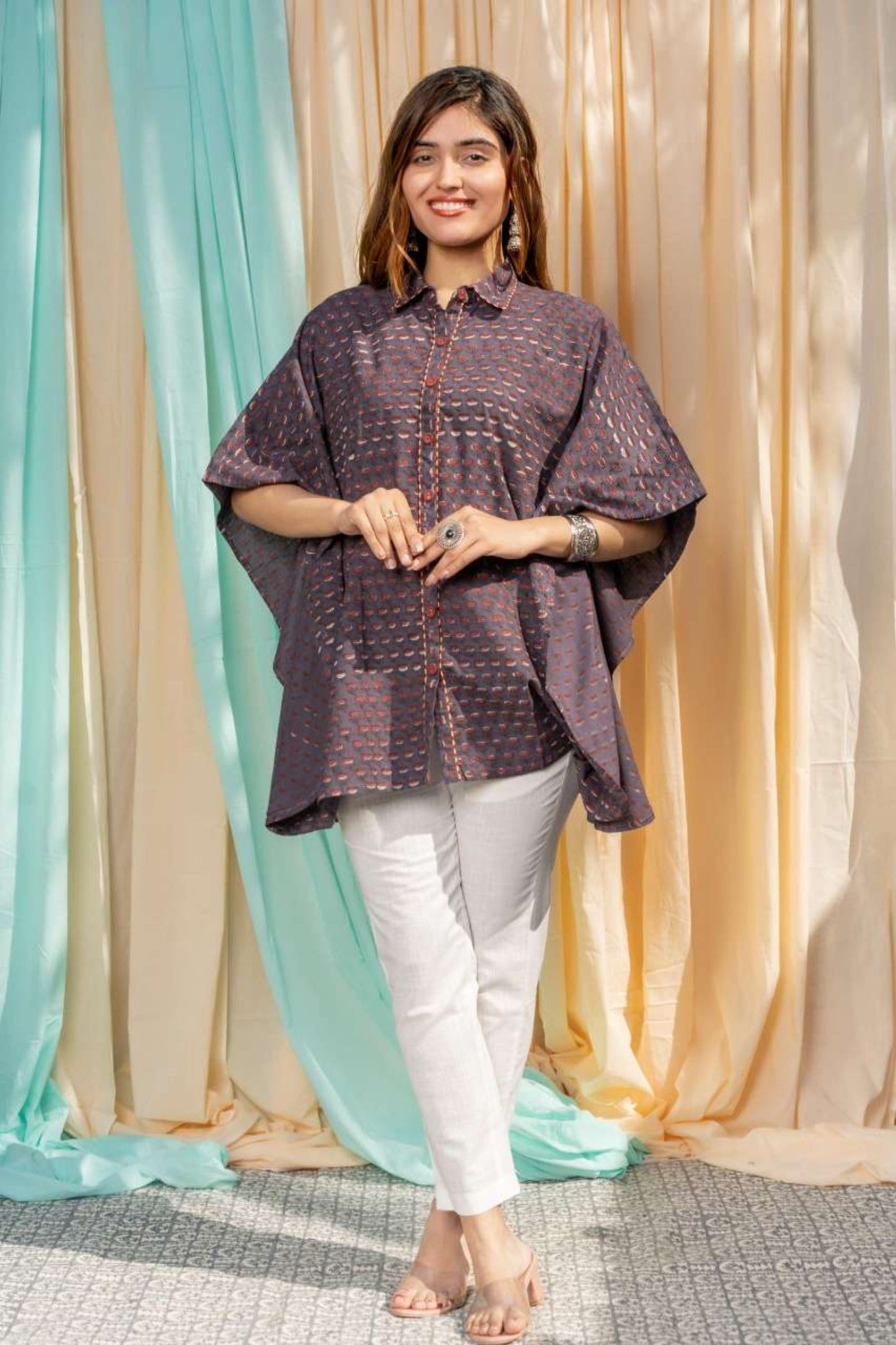 BAGRU SHIRT KAFTAN TOP-NVK445