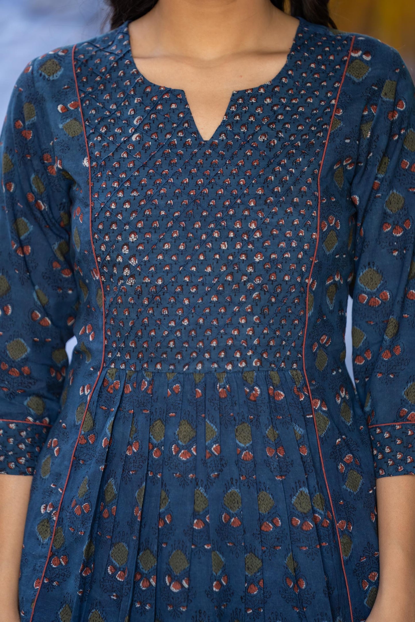 Bagru Indigo Kurta -KS636