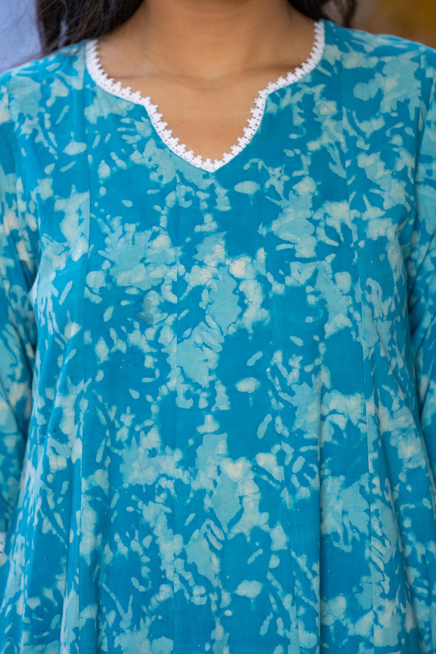 Bagru Floral Kurta-KS664