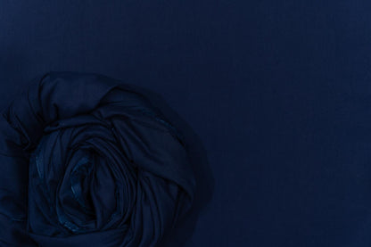 MEDIEVAL BLUE MULMUL COTTON FABRIC-HF6250