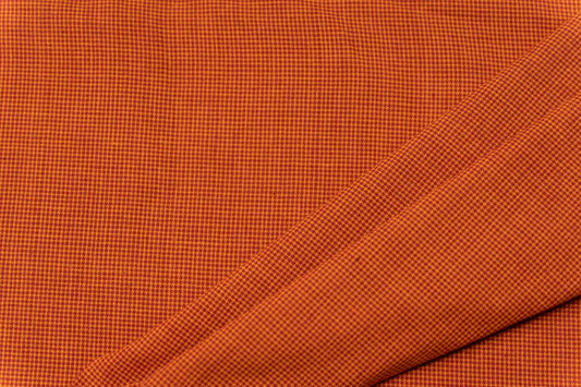 ORANGE HANDLOOM KHARI COTTON FABRIC-HF6327