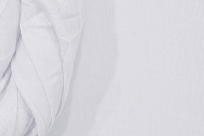 WHITE INDIAN MULMUL COTTON FABRIC- HF115