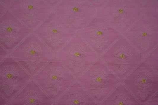 BEGONIA PINK TANCHUI BANARASI SILK FABRIC-NVHF3637