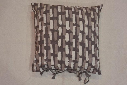 NATURAL DYE KASHISH GEOMETRIC BLOCK PRINT CUSHION COVER-BC22