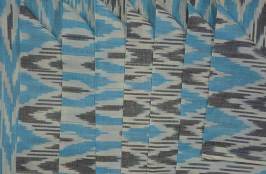 TRICOLOR FINE IKAT FABRIC-NVHF2088