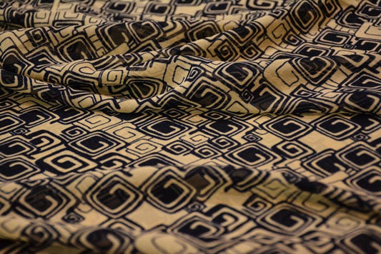 SQUARE PRINT GEORGETTE FABRIC-HF1167