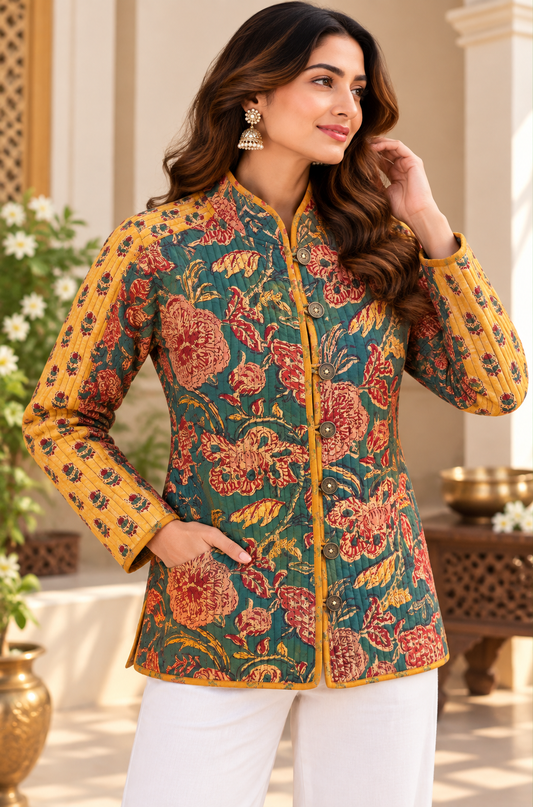 Mehira Reversible Quilted Jacket