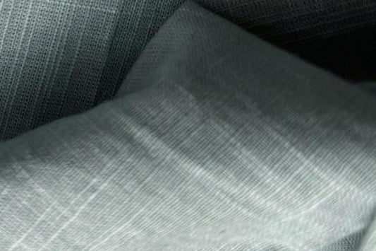 Grey Slub Cotton Material for Dressmaking, Craft & Decor Fabric HF6451
