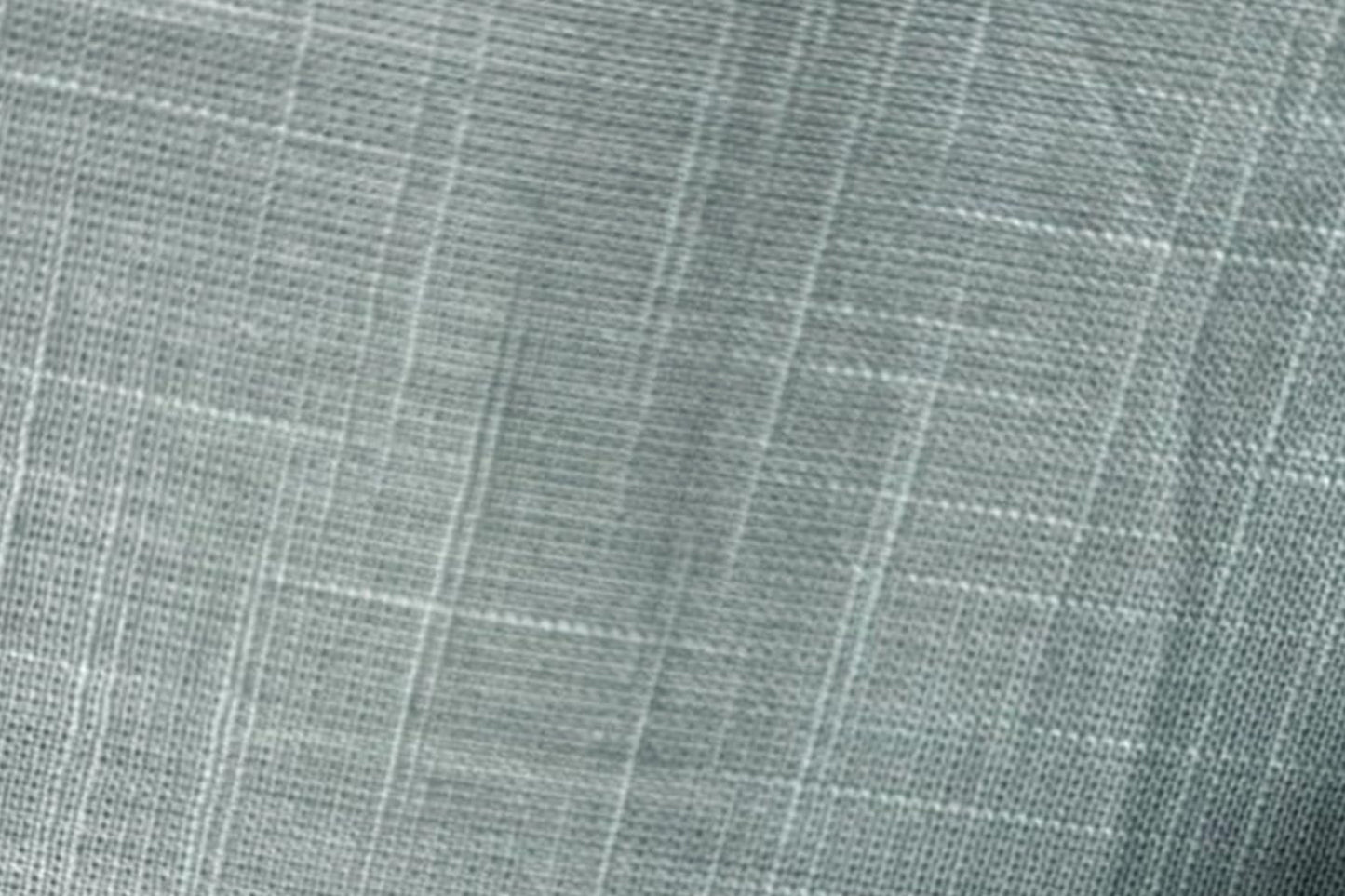 Grey Slub Cotton Material for Dressmaking, Craft & Decor Fabric HF6451