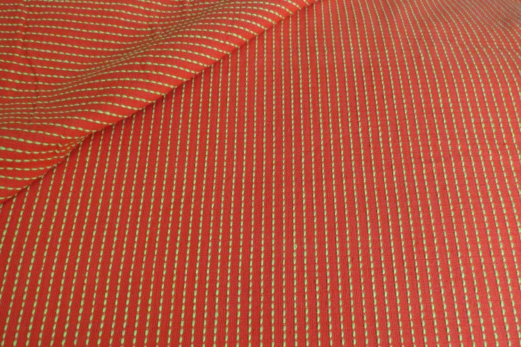 HANDWOVEN COTTON FABRIC BY THE YARD-HF183