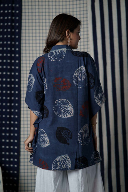 Ajrakh Kaftan Top-NVK494