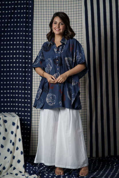 Ajrakh Kaftan Top-NVK494