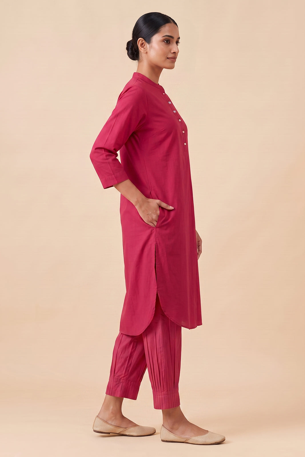 Pink Wink Cotton Coord Set-NVCD51