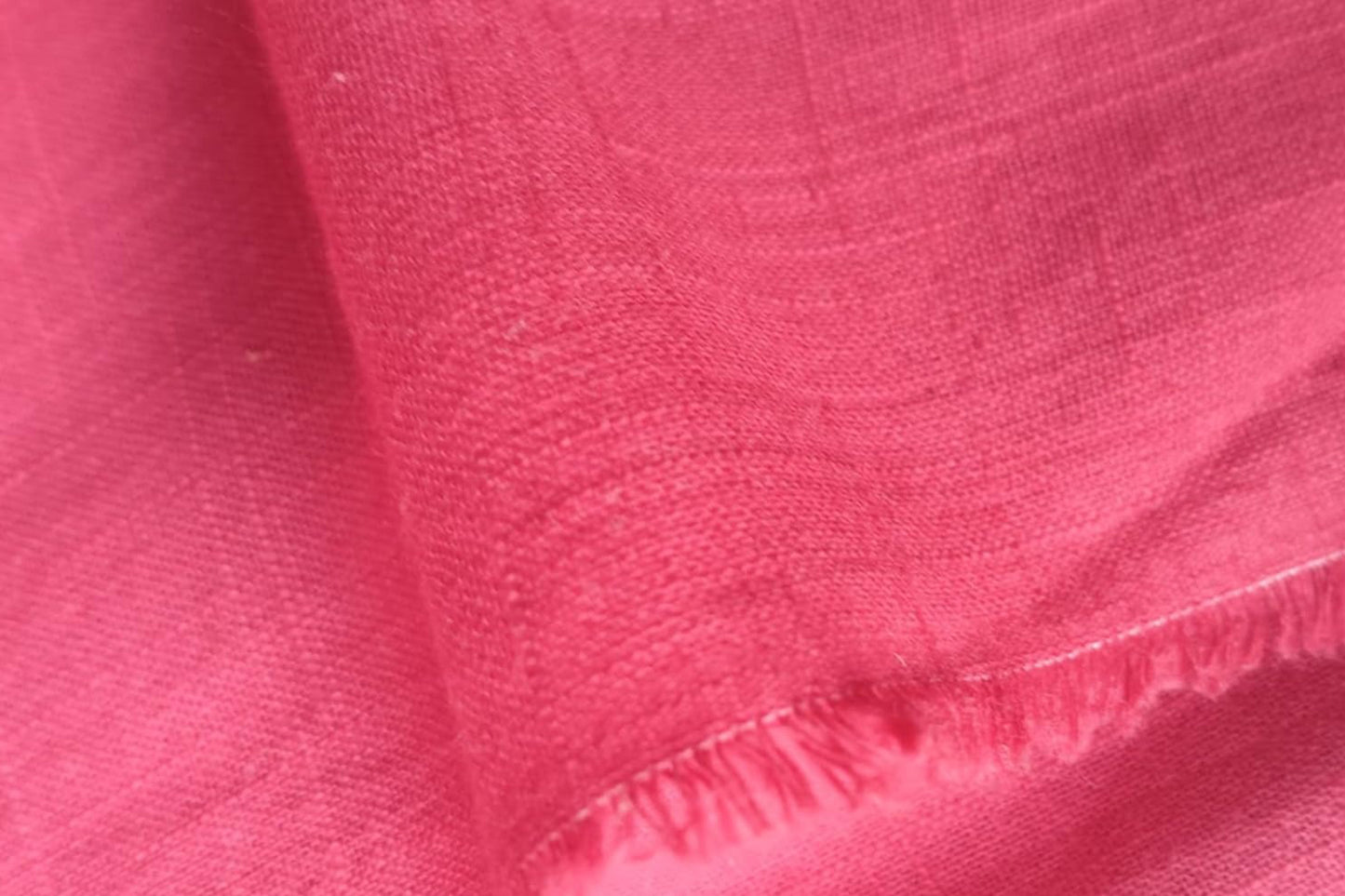 Rani Pink Slub Cotton Material for Dressmaking, Craft & Decor Fabric HF6449