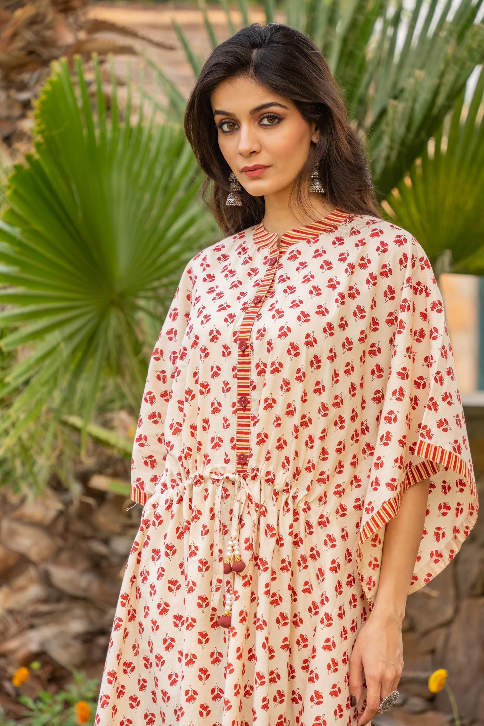 Scarlet Red Kaftan