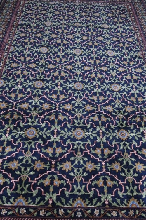 Open Garden Floral Hand Knotted Wool Rugs