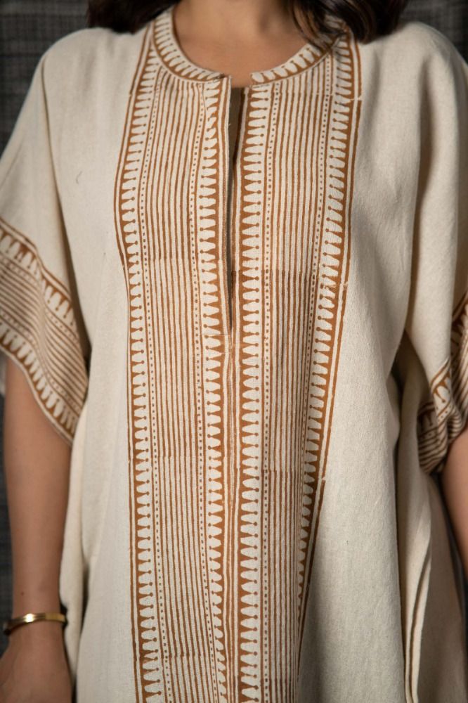 Striped Handloom Khari Kaftan