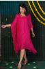 Pink Zari Embroidered Kaftan