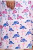 Flamingo Block Print Sleeveless Night Gown