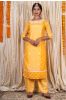 Sunflower Yellow Muslin Silk Kurta