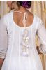 White Muslin Silk Anarkali Kurta 