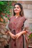 Bagru Block Printed Cotton Kaftan Dress