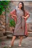 Bagru Block Printed Cotton Kaftan Dress