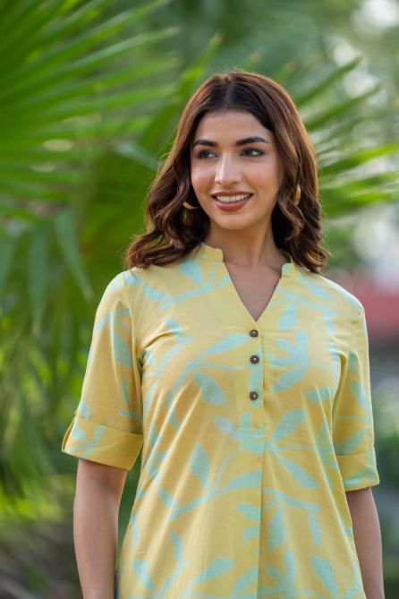 Pastel Yellow Kurta Co