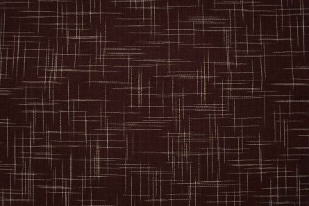 Chocolate Brown Handwoven Cotton Fabric